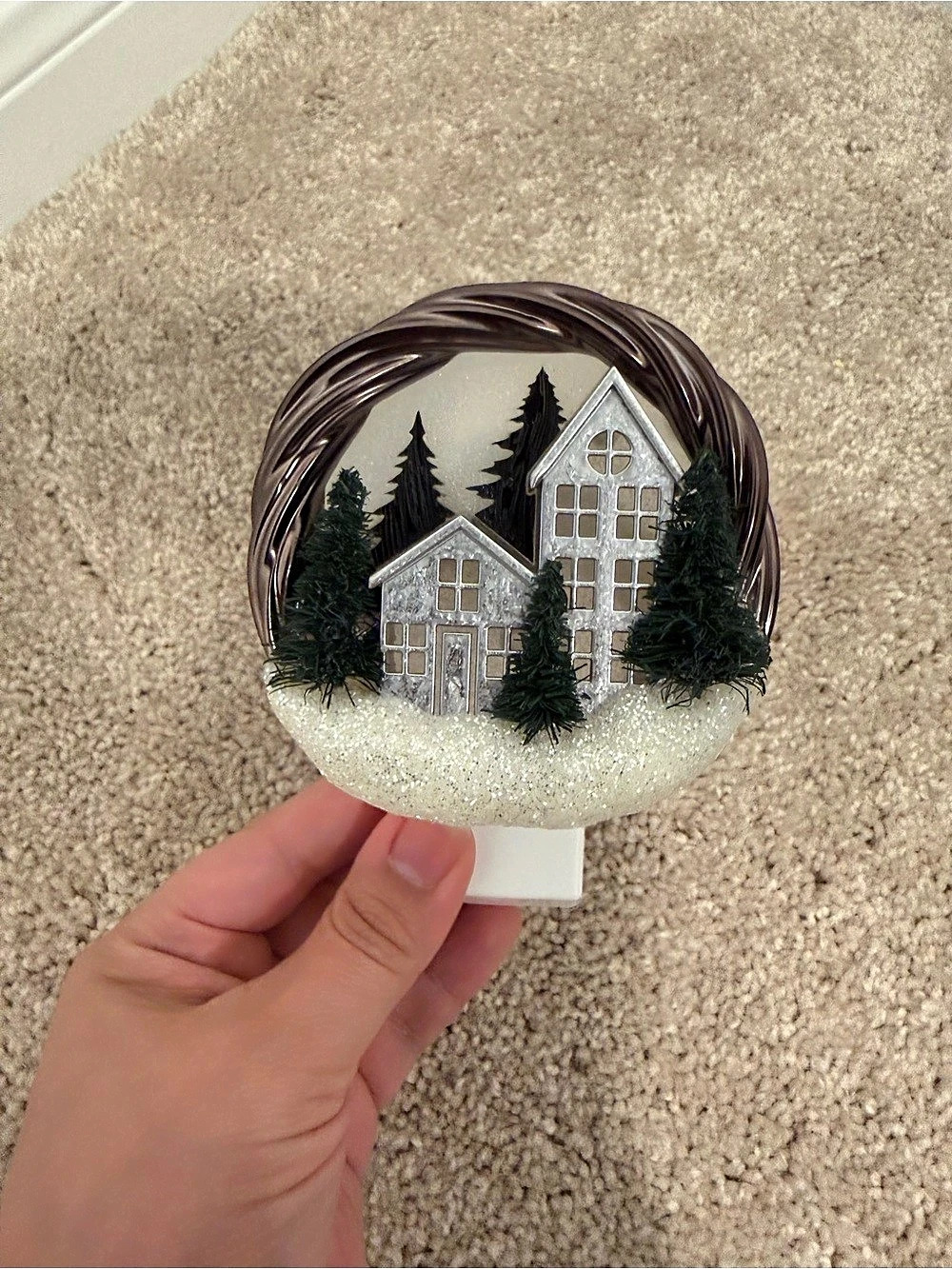 Bath and Body Works Christmas Village plug in